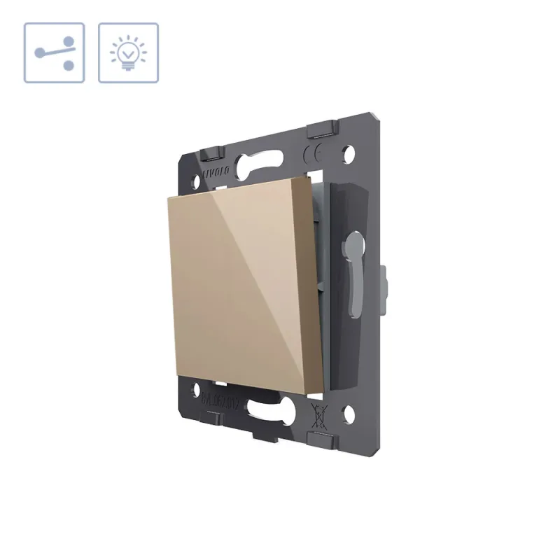 Interruptor conmutador golden livolo