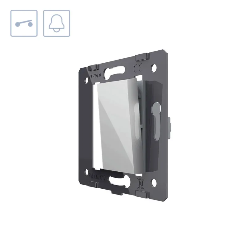 Pulsador media tecla gris livolo