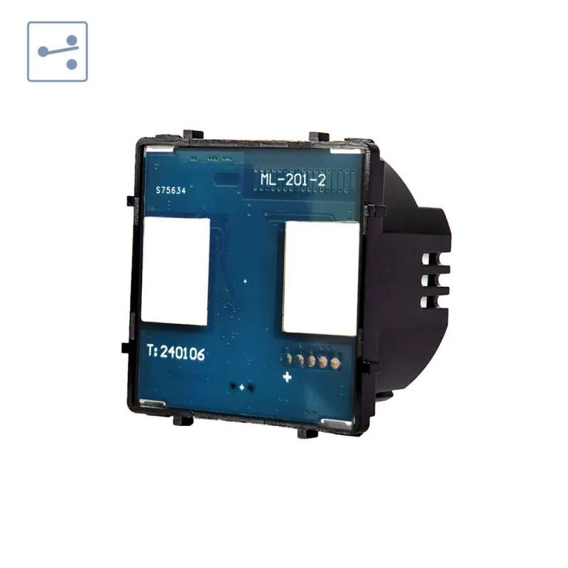 Conmutador táctil doble koob