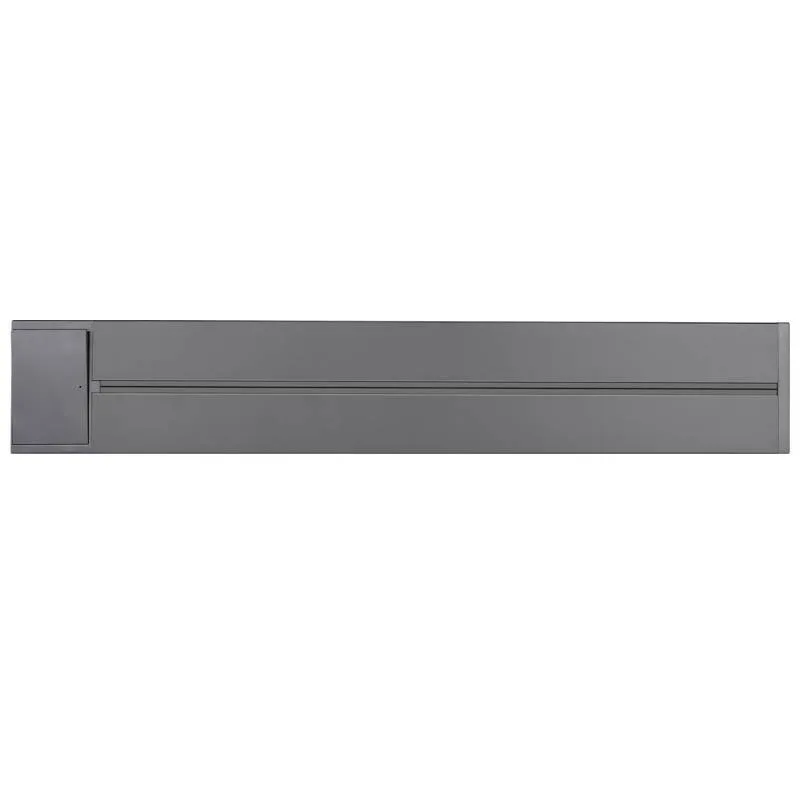 Carril base con interruptor 32a 50cm koob gris