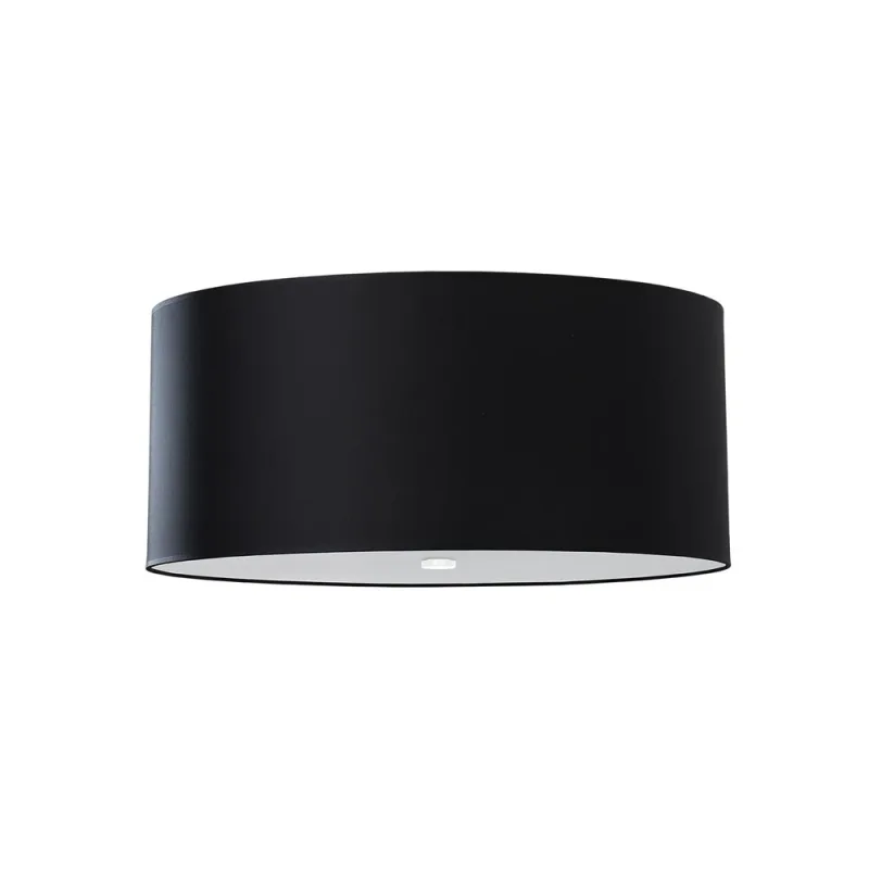 Aplique de techo otto 60 negro e27