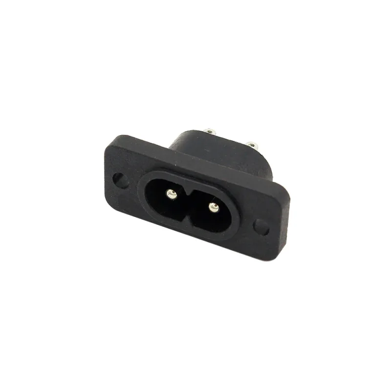 Conector cable c8 iec 320 c8 ac250v 2.5a 2 pines