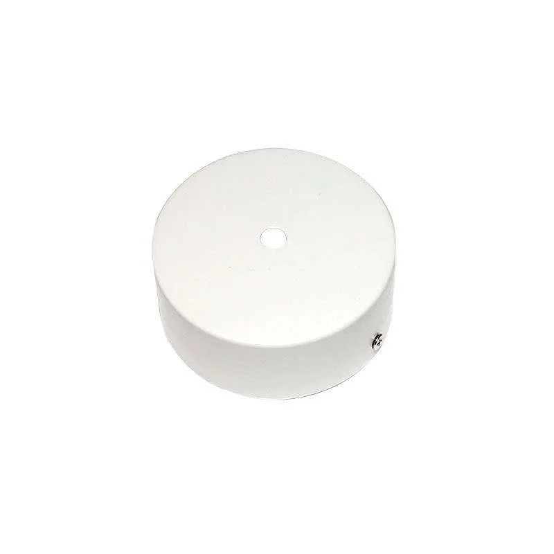 Florón redondo blanco ø100mm