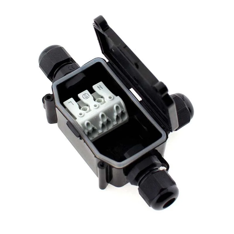 Caja estanca ip65 para conexiones triples clip