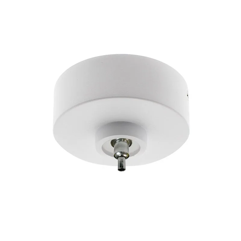 Florón redondo blanco ø75mm ø3mm