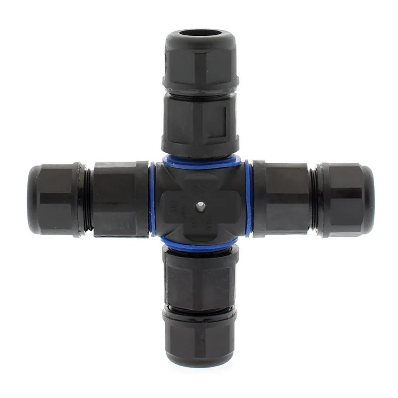 Conector x ip68 110mm ø12-6mm 3 cables 0.5-2.5mm2 16a