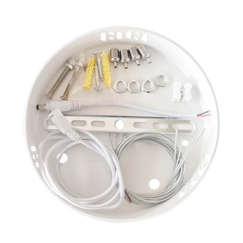 Kit florón + cables de suspensión para paneles led