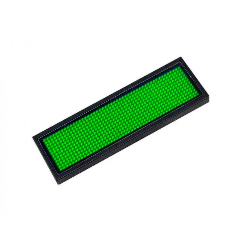 Rótulo led mini verde dc 3.6v