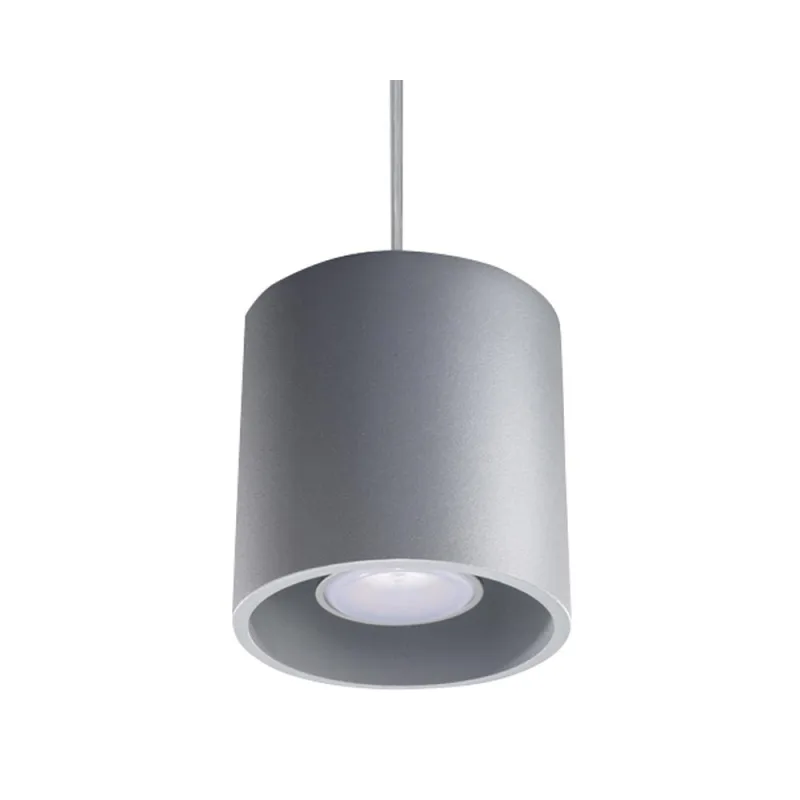 Lámpara de techo orbis 1 gris gu10