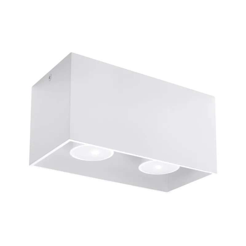 Aplique de techo quad blanco gu10