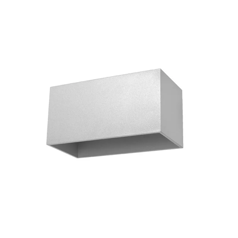Aplique de pared quad maxi gris g9