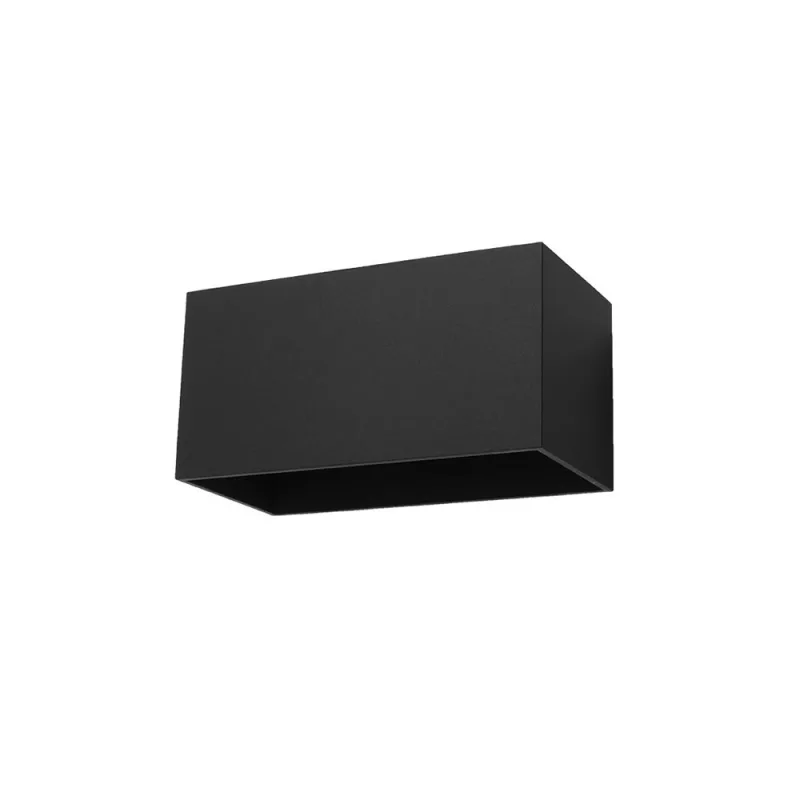 Aplique de pared quad maxi negro g9