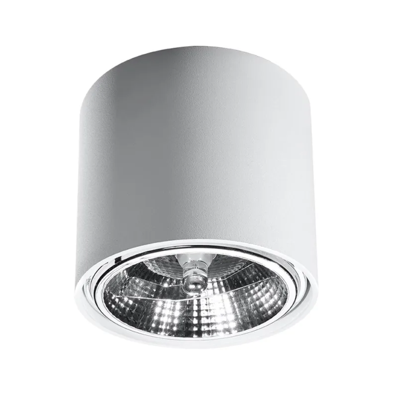 Aplique de techo tiube blanco gu10