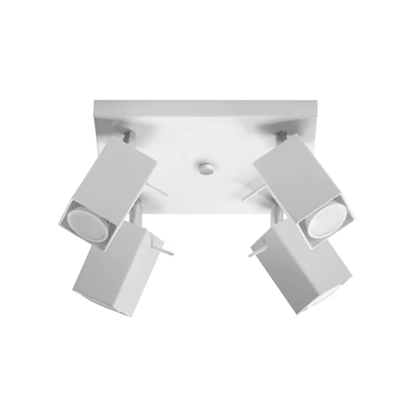 Aplique de techo merida 4 blanco gu10