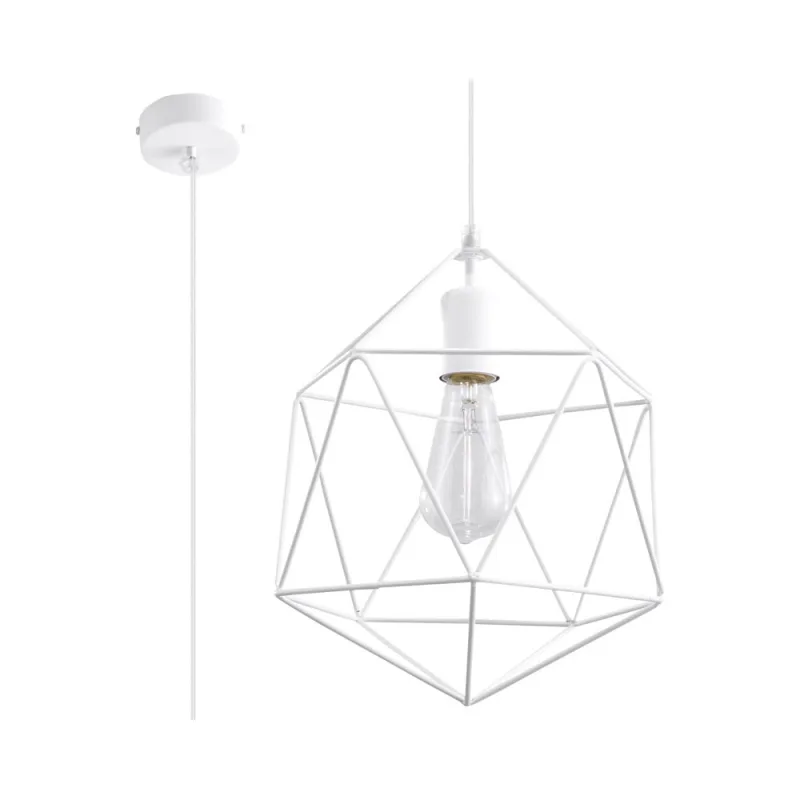 Lámpara de techo gaspare blanco e27