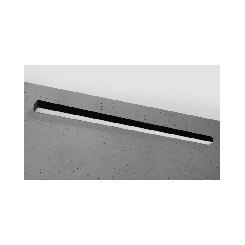 Aplique de pared pinne led 145 negro 31w