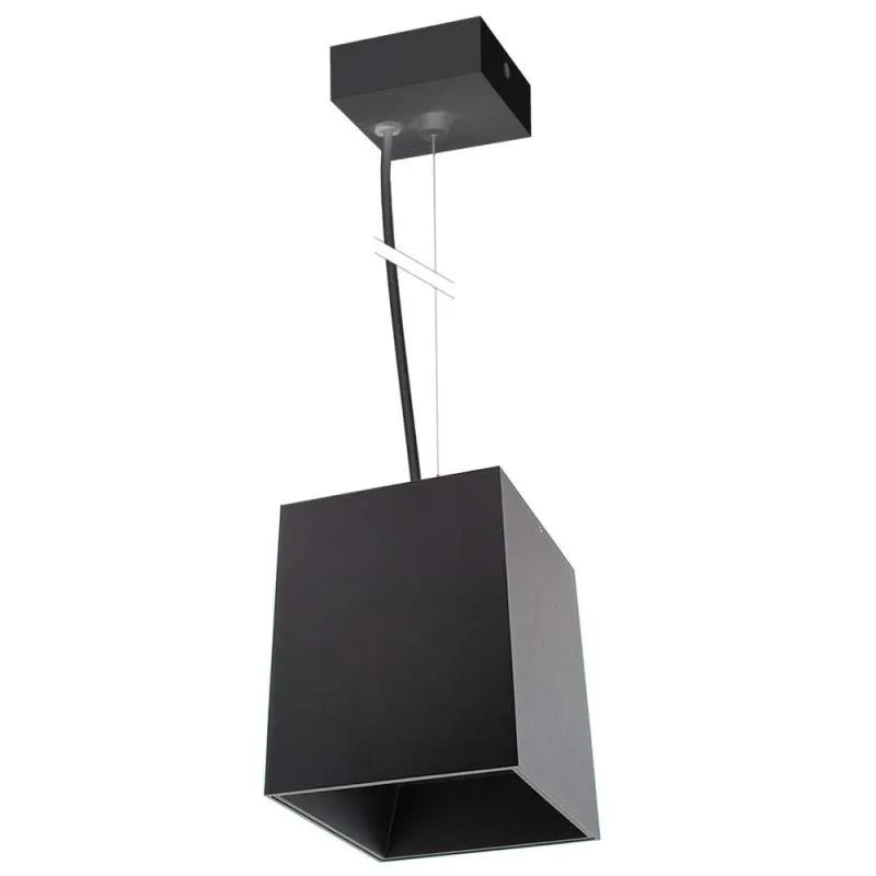 Lámpara de techo negra prolux suspend housing square 110