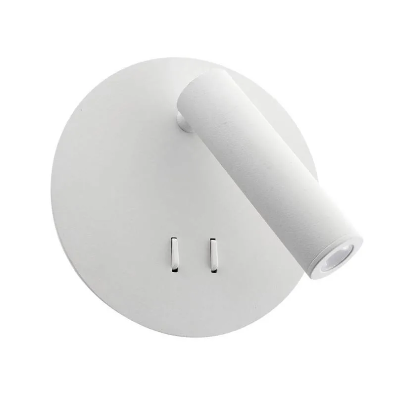 Aplique led artnos ø140mm 3+5w blanco blanco neutro