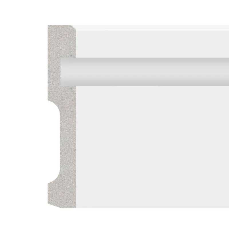 Moldura rodapié para tira led kb20 2m