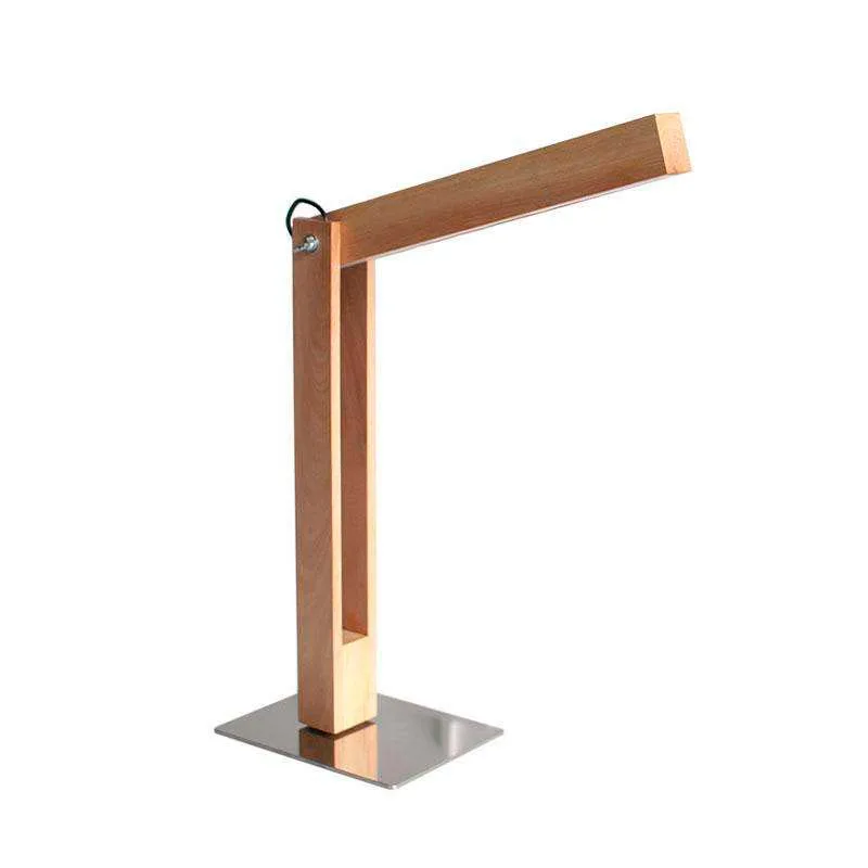 Lámpara led de madera carfi 40 blanco cálido