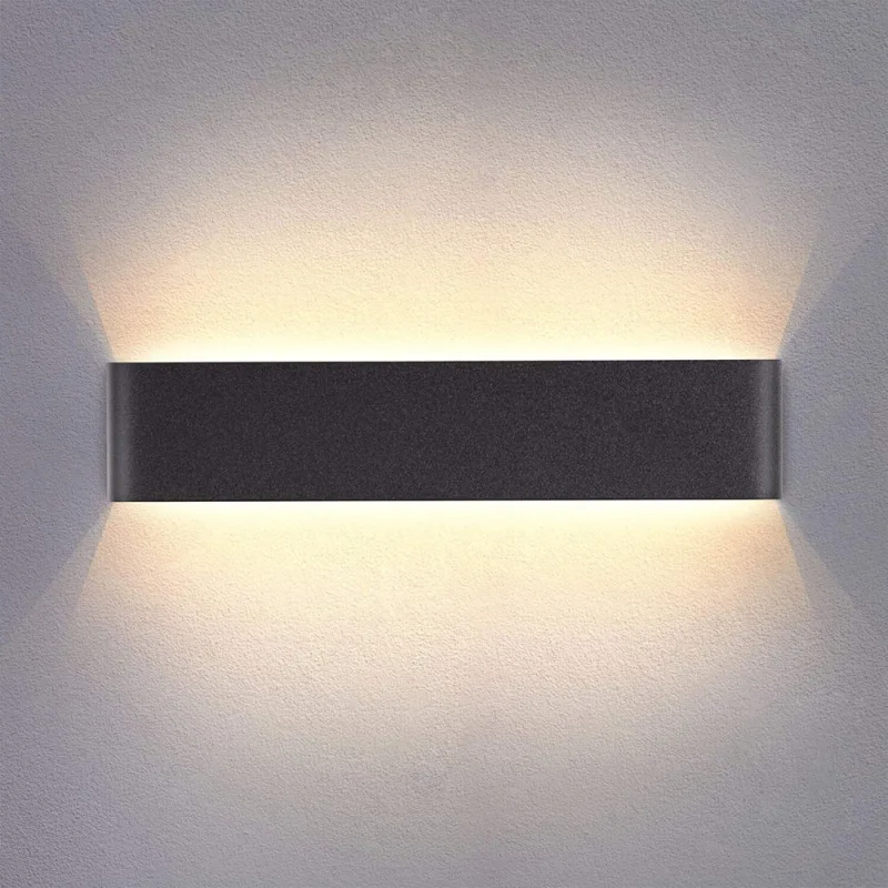 Aplique led klan 410 14w negro blanco neutro