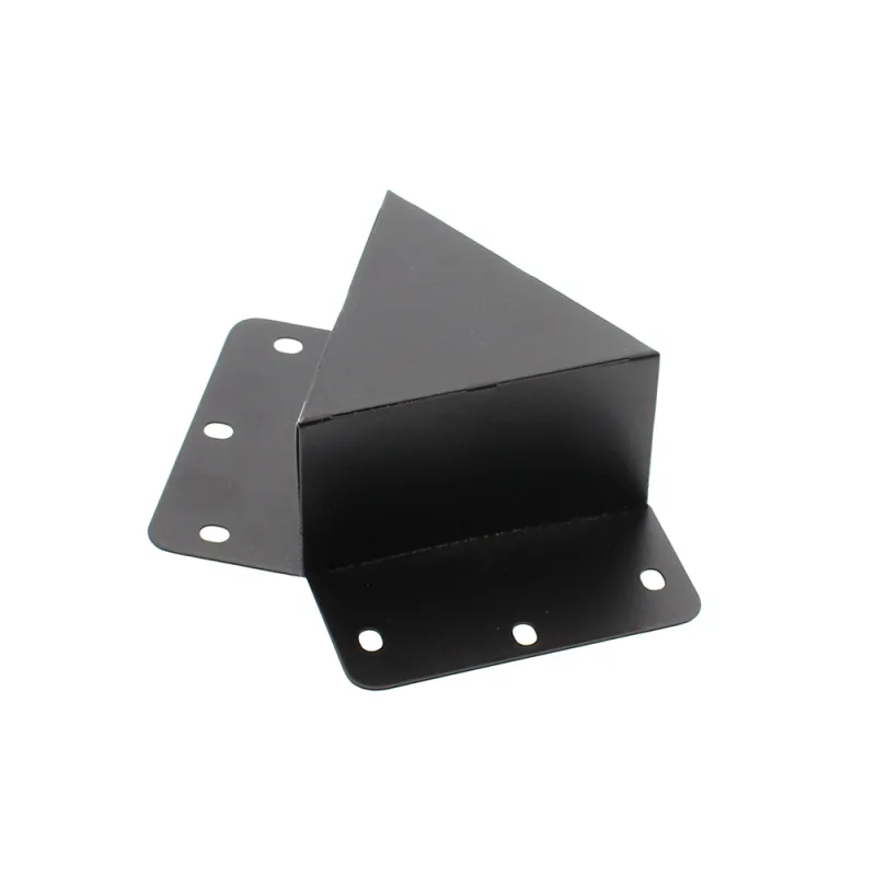 Unión doble 120° negra para luminaria lieal mod