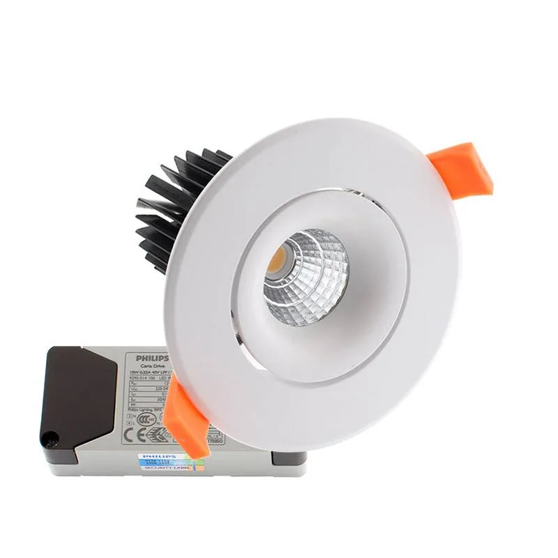 Downlight luxon chip led cree + driver regulable triac 12w blanco frío