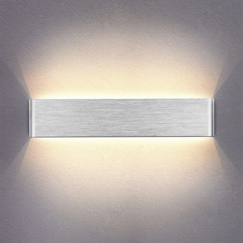 Aplique led klan 410 14w silver blanco cálido