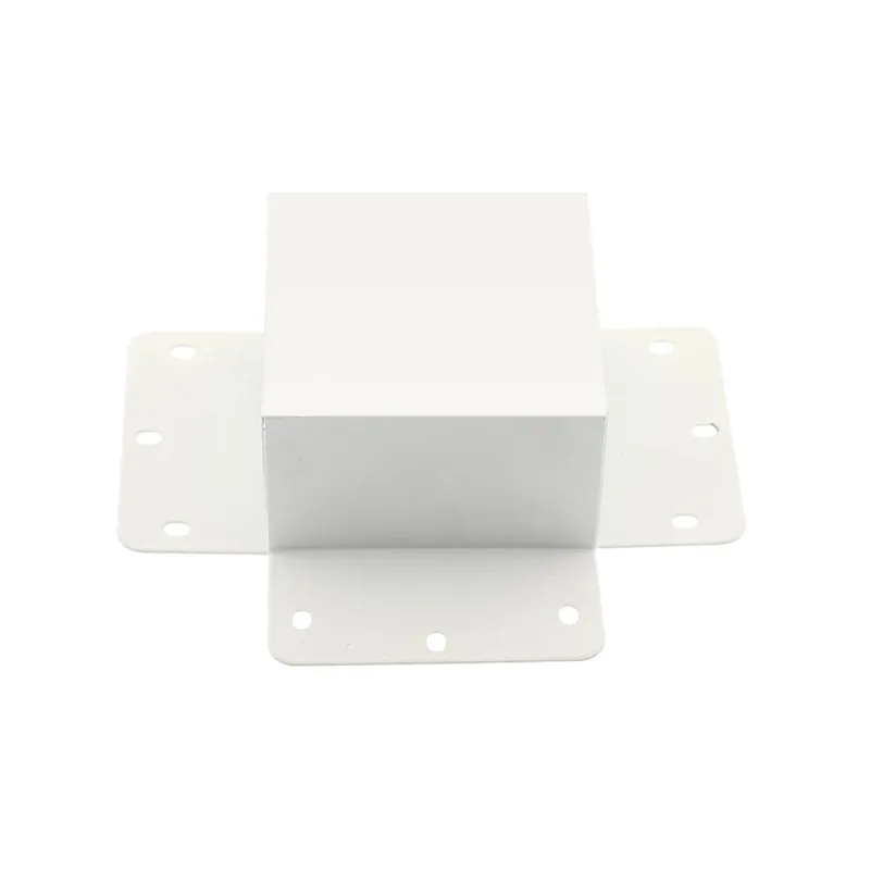 Unión cuadrado 90° blanca para luminaria lineal mod
