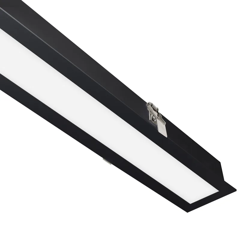 Downlight led mod 24w 120cm negro blanco neutro