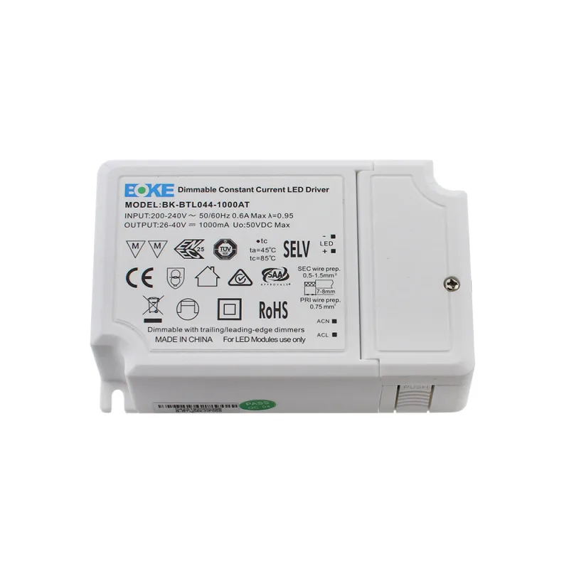 Led driver boke dc26-40v/40w/950ma triac regulable