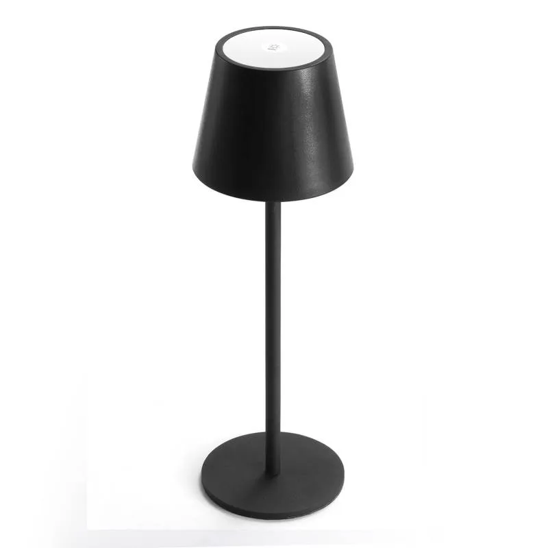 Lámpara de mesa con batería fun blanco cálido