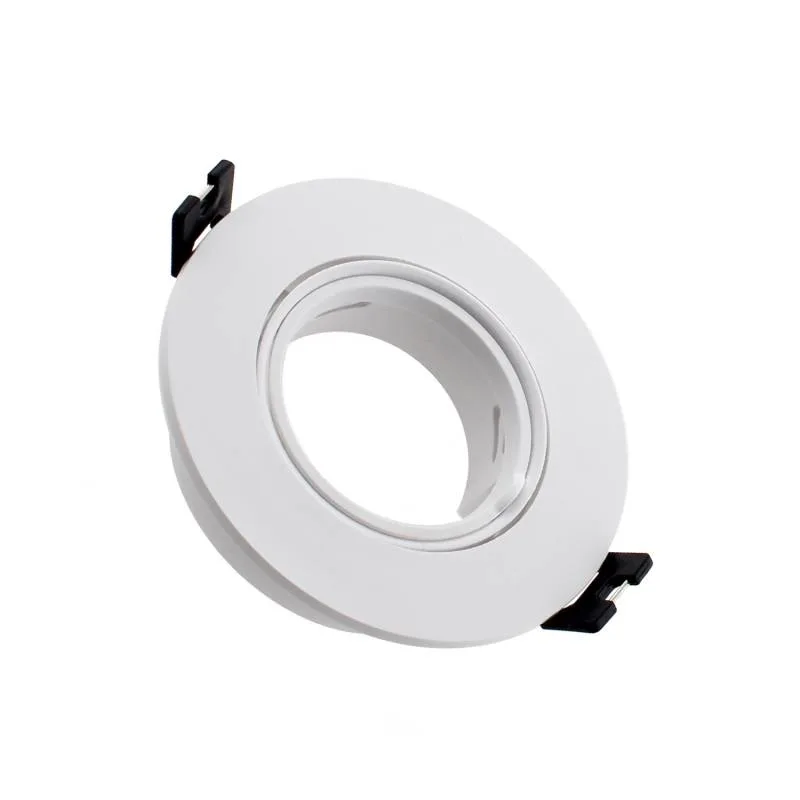 Aro downlight sparv circular basculante para bombilla led gu10