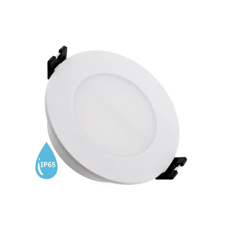 Aro downlight sparv circular estanco ip65 fijo para bombilla led gu10