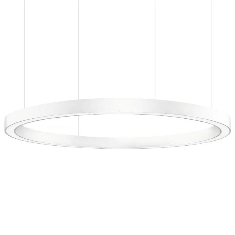 Luminaria superficie o suspendida moon 160w ø1400mm blanco blanco frío