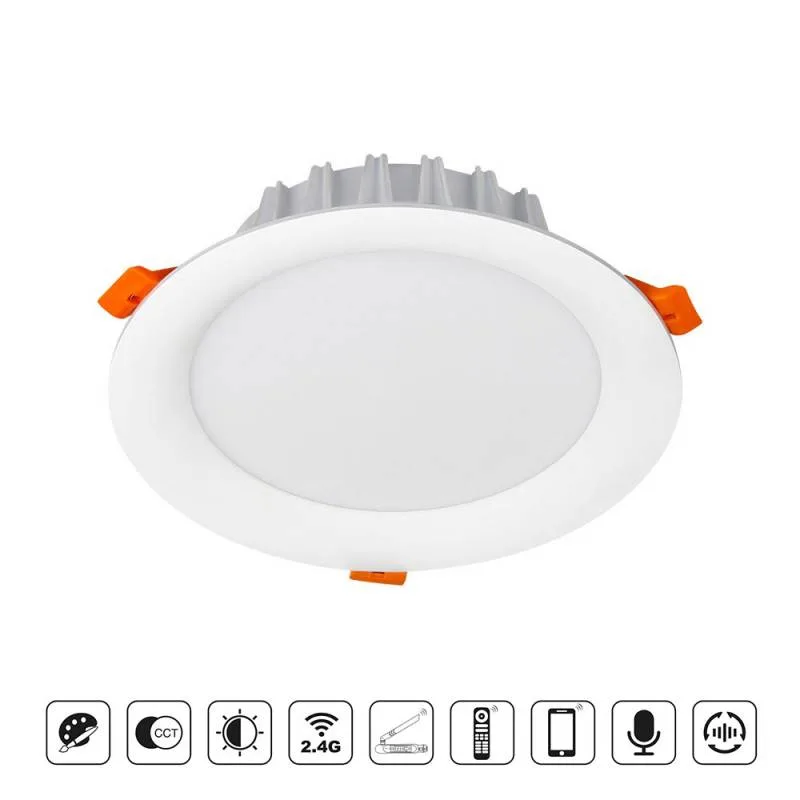 Foco skatt 18w rgb+cct (2.4ghz) rgb + blanco dual