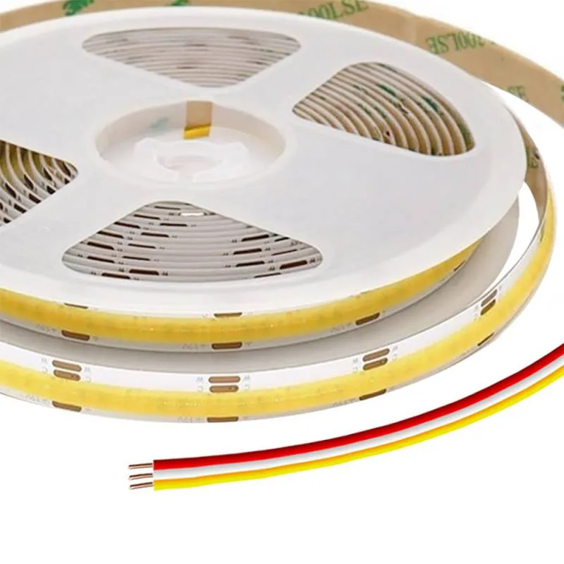 Tira led blanco dual cob dc24v 5m (608 led/m) 75w ip20 blanco dual