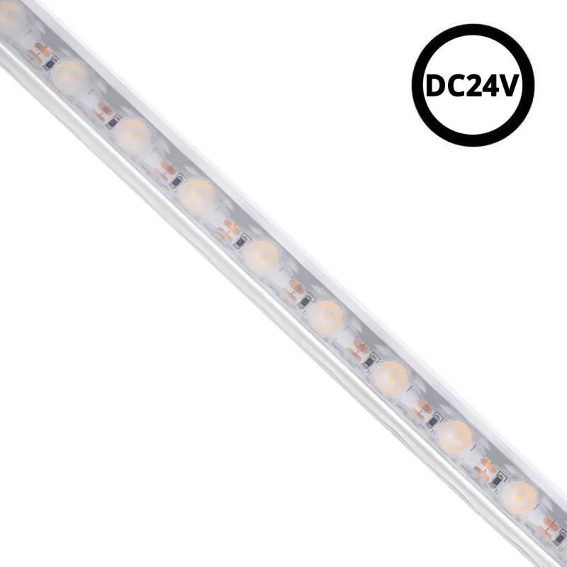 Tira led dc24v wall washer 30º 18*16mm 5 metros ip67 24cm corte blanco neutro