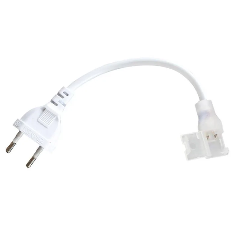 Alimentador para tira led 220v cob 8mm con conectores rápidos