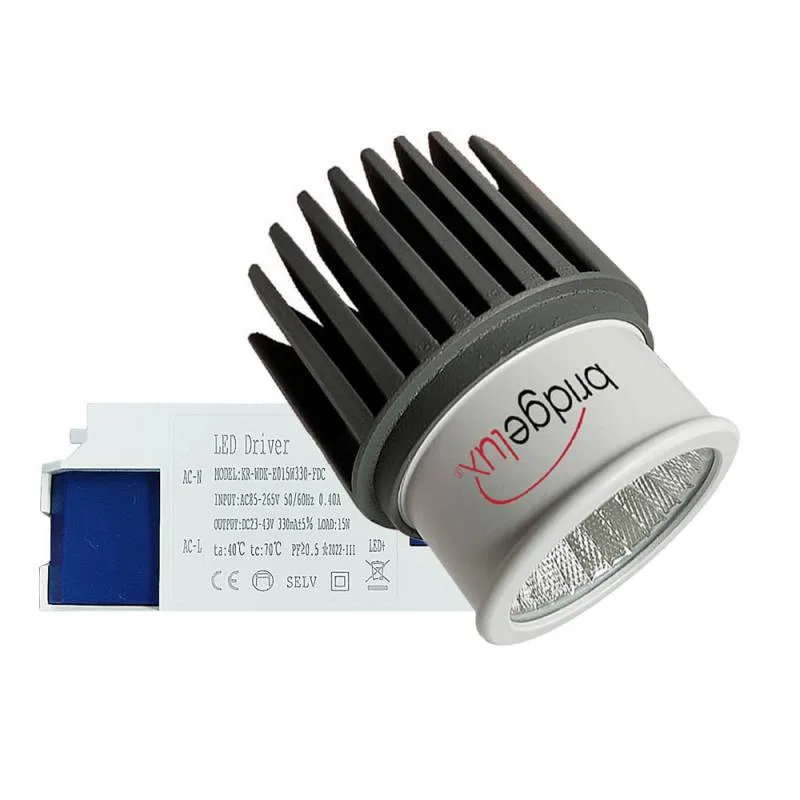 Módulo led bridgelux 15w cri>92 ugr13 gu10 blanco cálido