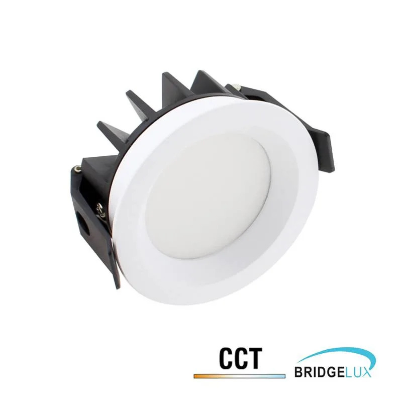 Downlight led lucerna bridgelux chip 12w ugr 19 100º 3cct blanco 3000-4000-6000k