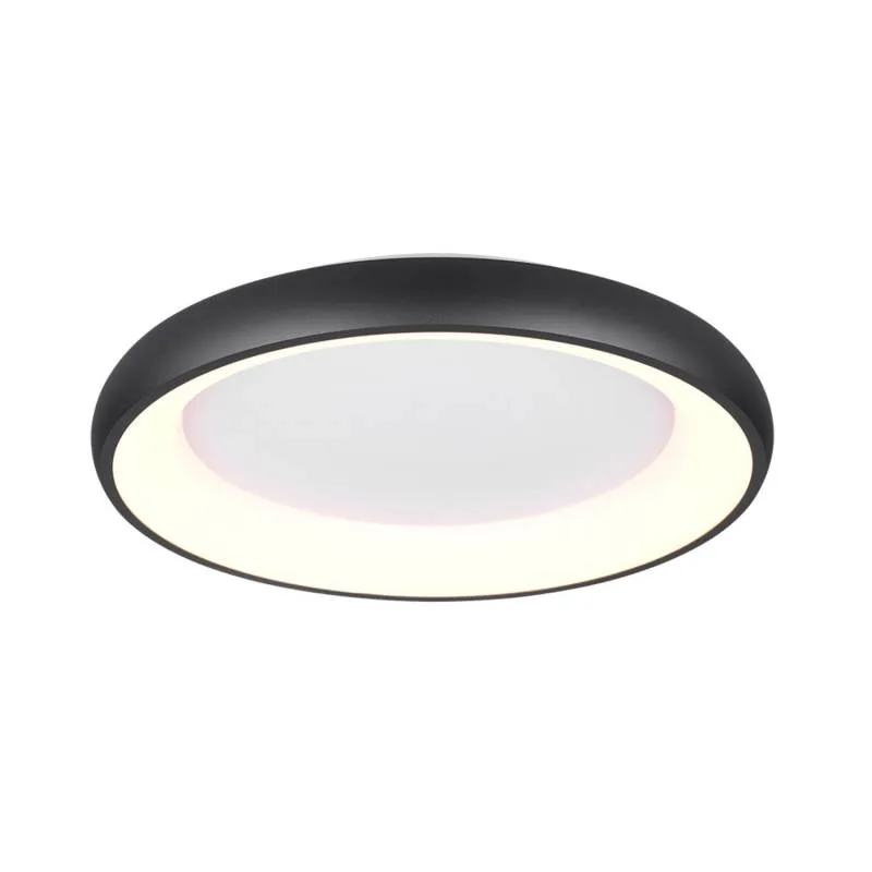 Luminaria superficie cycle 80w 810mm cct negro 3000-4000-6000k