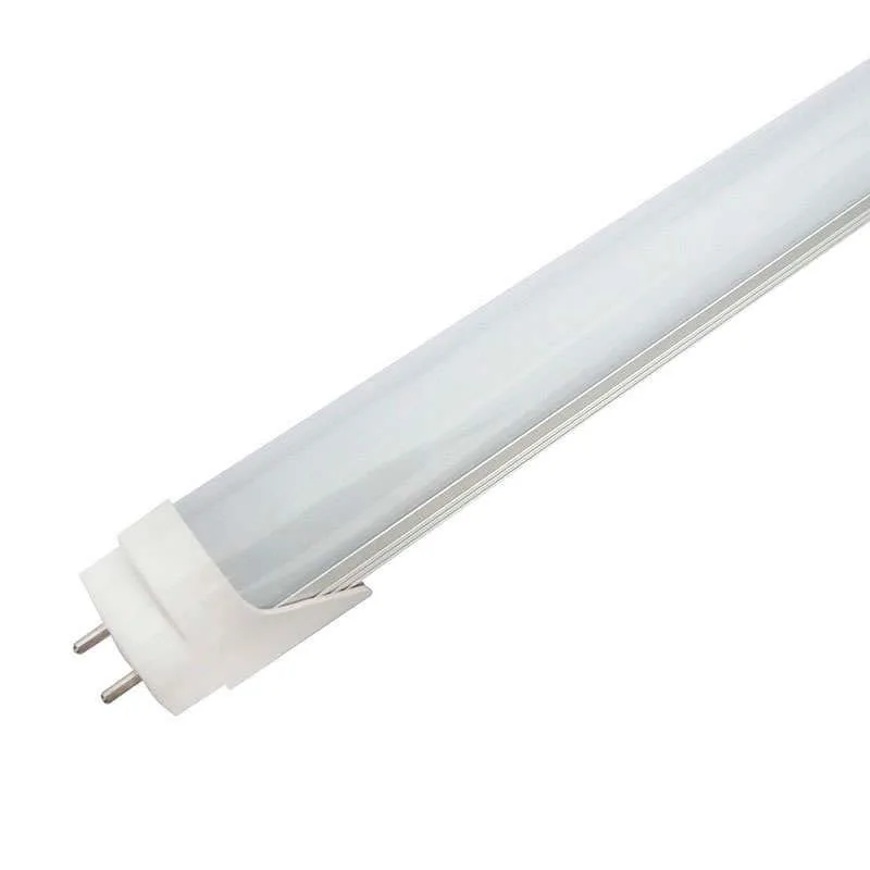 Tubo led t8 smd2835 epistar - aluminio - 20w - 120cm conexión dos laterales blanco neutro
