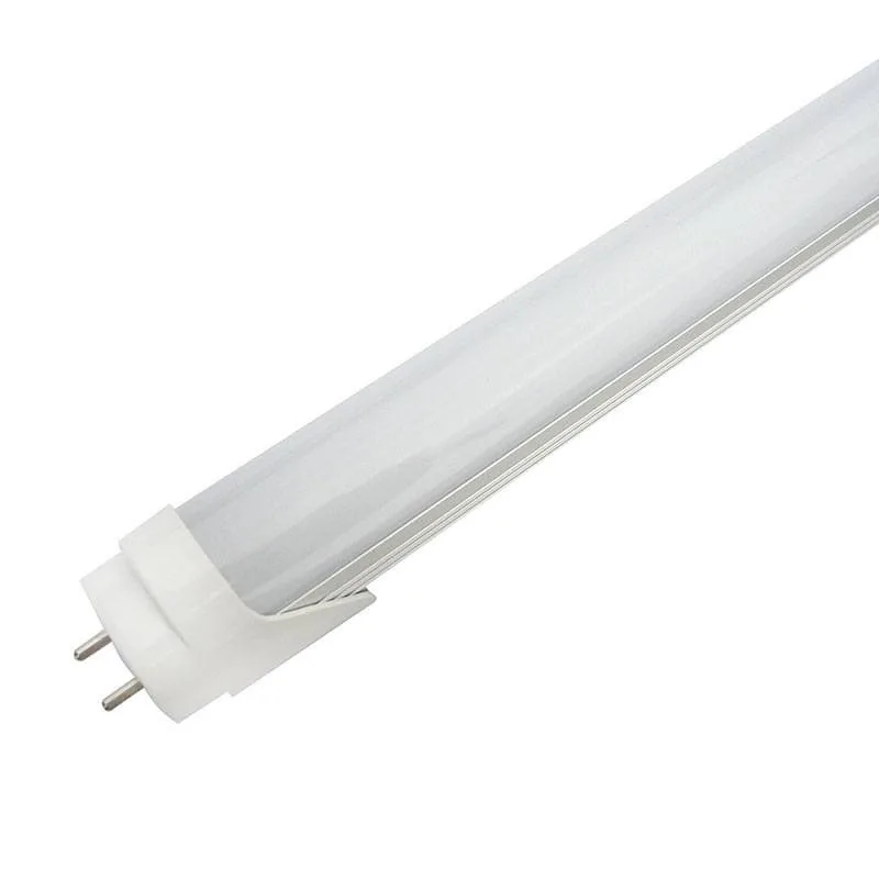 Tubo led t8 smd2835 - aluminio - 20w - 120cm conexión un lateral blanco cálido