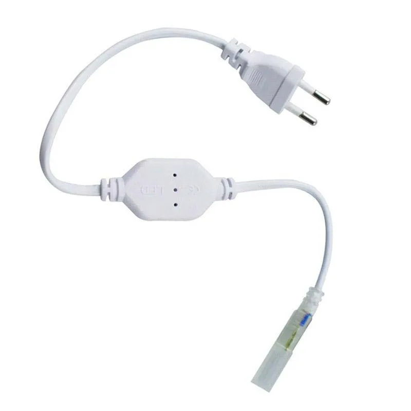 Alimentador para tira led 220v smd283513x6mm con conectores rápidos