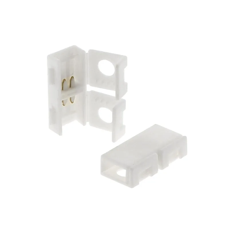 Unión intermedia para tira led 220v smd/cob11x6mm pcb 8mm con conectores rápidos