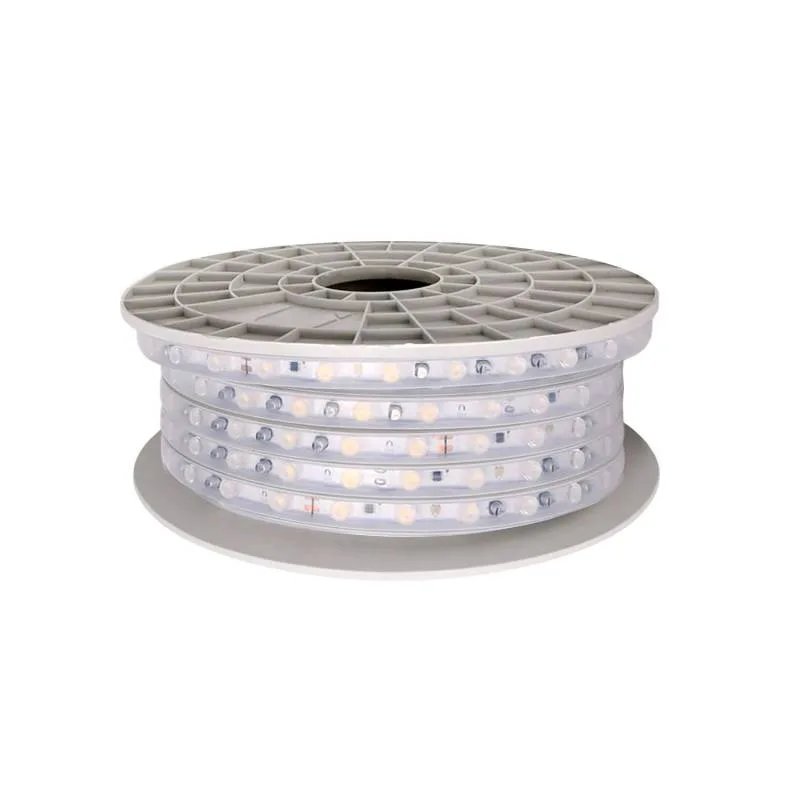 Tira led 220v wall washer 30º 16*20mm 125w/m 10 metros ip67 25cm corte blanco frío