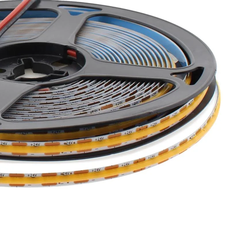Tira led cob dc24v 10 metros (264led/m) corte 10mm 90w ip20 blanco frío