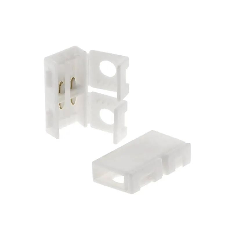 Unión intermedia para tira led 220v smd/cob13x6mm pcb 11mm con conectores rápidos