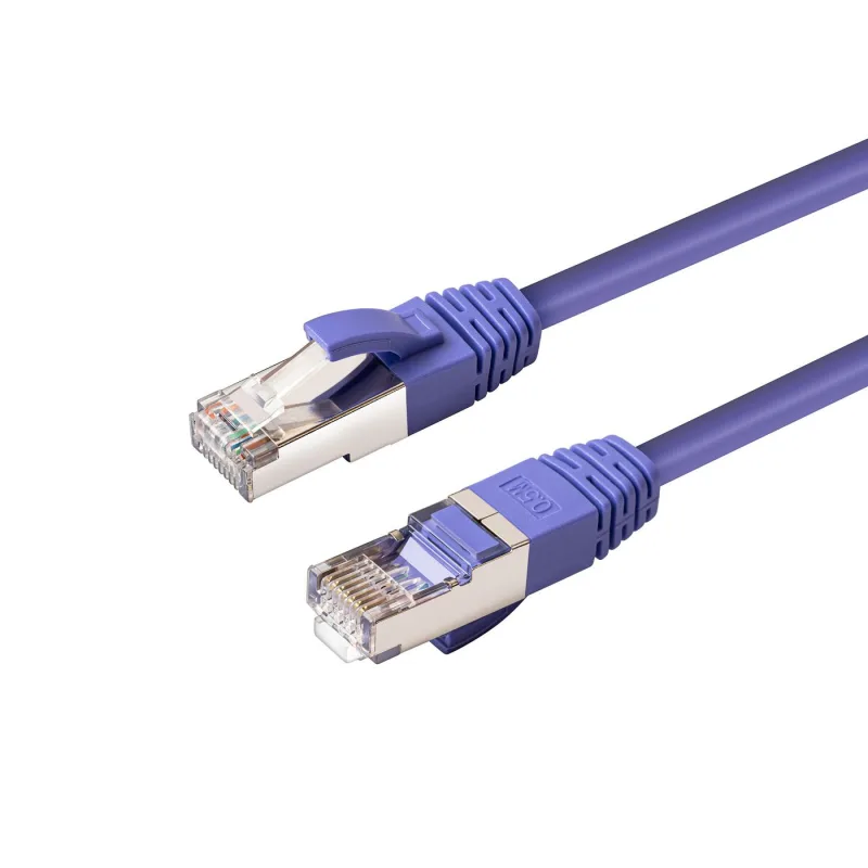 Microconnect MC-SFTP6A005P cable de red Púrpura 0,5 m Cat6a S/FTP (S-STP)